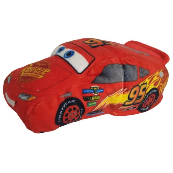 Disney Pixar Cars 3 Lightning McQueen Dinoco Cruz Ramirez Flip a Car 8" Plush To - Picture 7 of 7